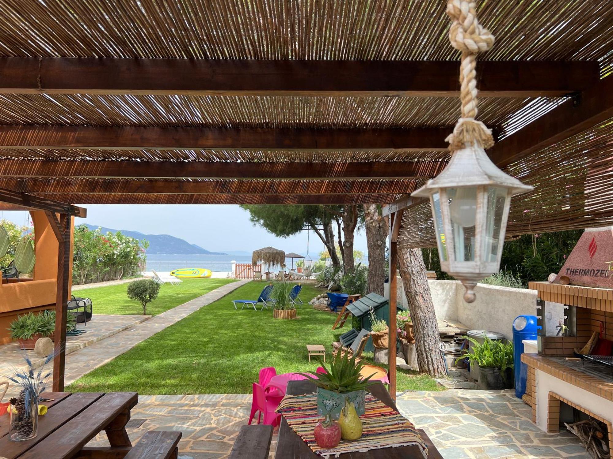 Pampas Seafront Villa, 6 Bedrooms, North Evvoia Kanatádhika Exterior foto